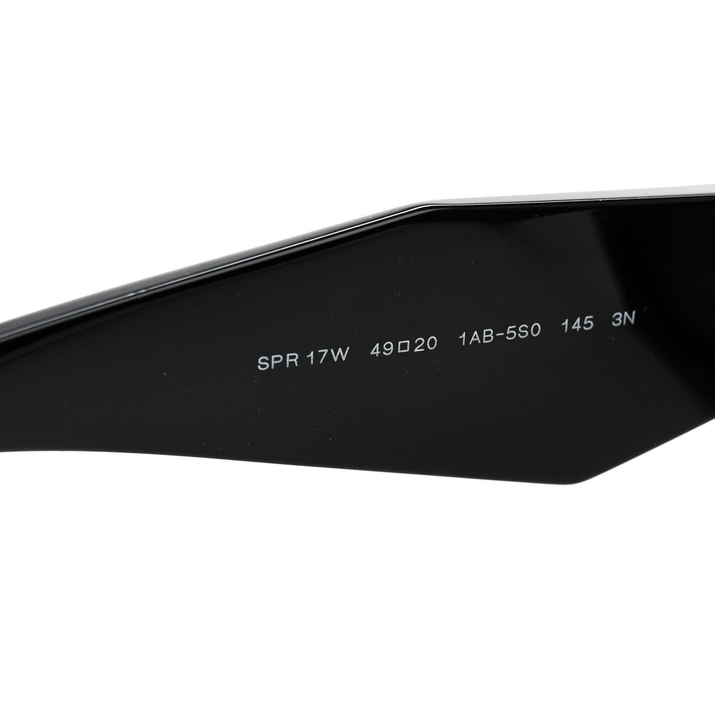 Acetate Symbole Sunglasses SPR 17W Black