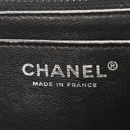 Chanel Washed Caviar Quilted Maxi Single Flap Black 6 of 10