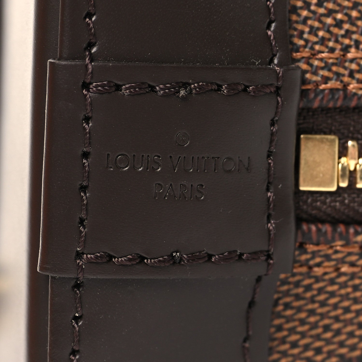 Louis Vuitton Damier Ebene Alma BB 6 of 10