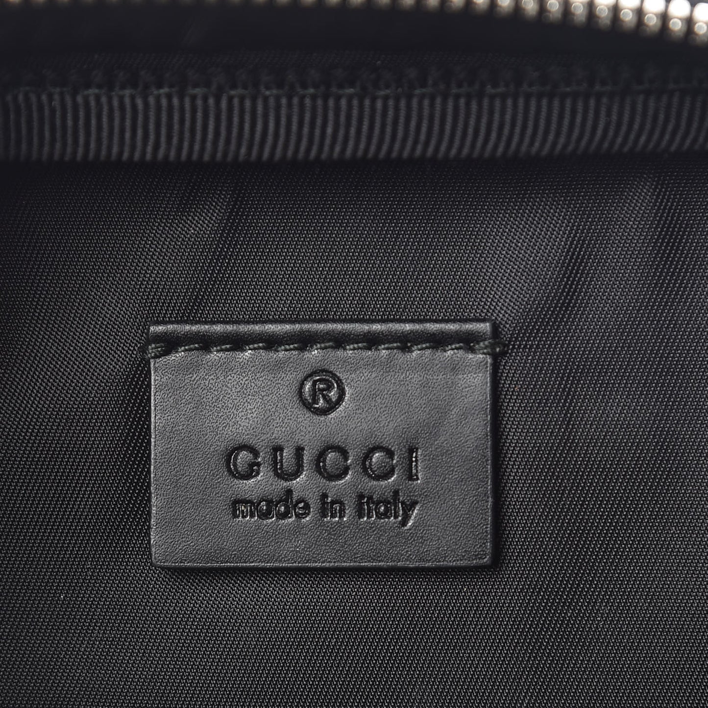 GG Supreme Monogram Web Belt Bag Black