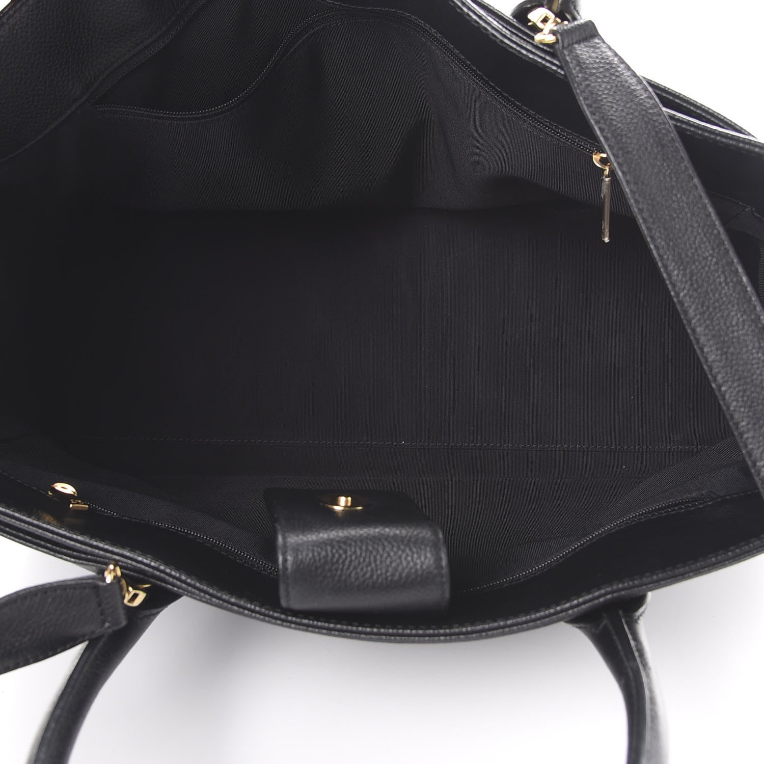 Chanel Calfskin Cerf Executive Shopper Tote Black 5 of 13