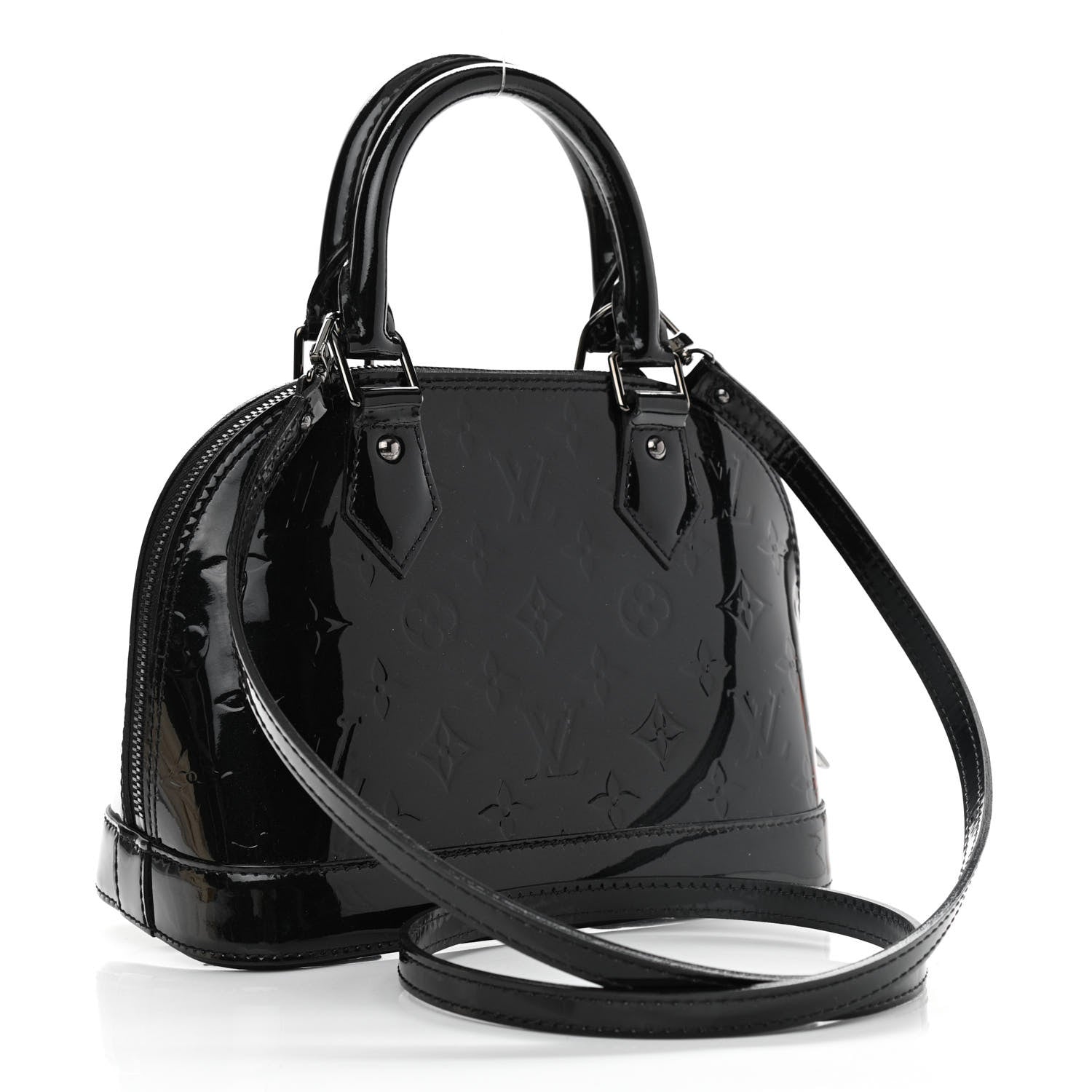 Louis Vuitton Vernis Alma BB Noir Magnetique 3 of 10