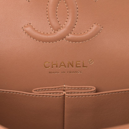 Chanel Lambskin Quilted Small Double Flap Brown 6 of 10