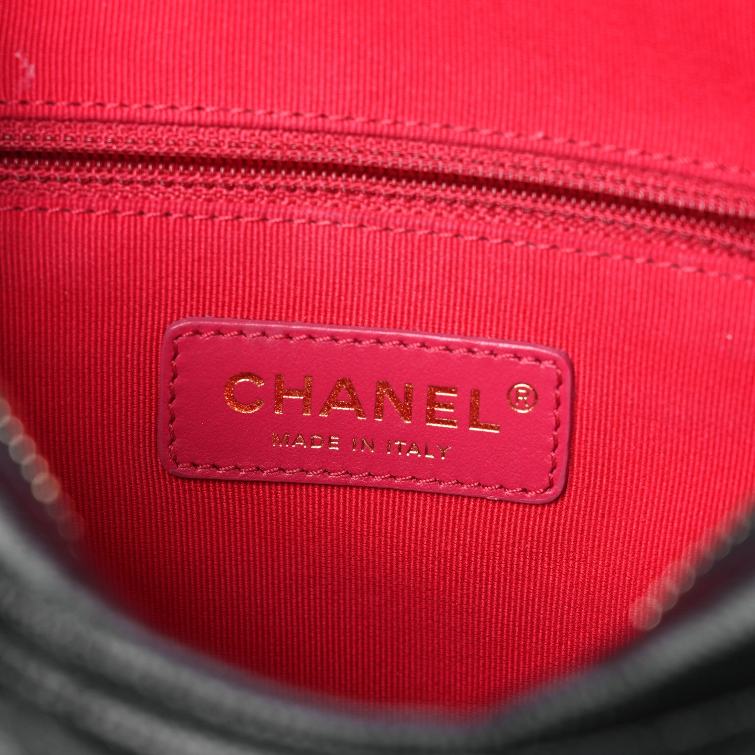 Chanel Shiny Caviar Quilted Chain Melody Backpack Black 6 of 12