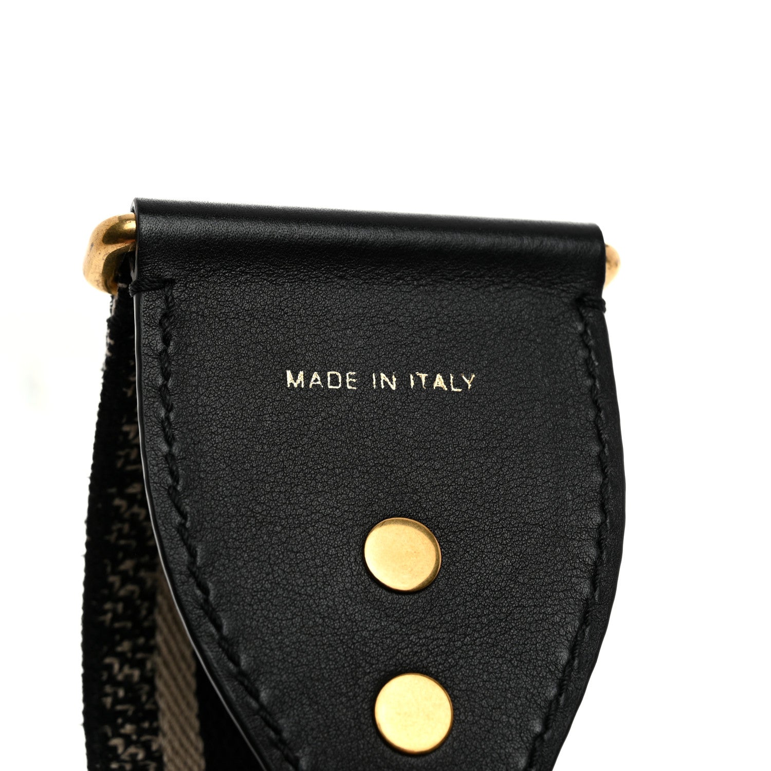 Christian Dior Canvas Embroidered Shoulder Strap Blue 4 of 4