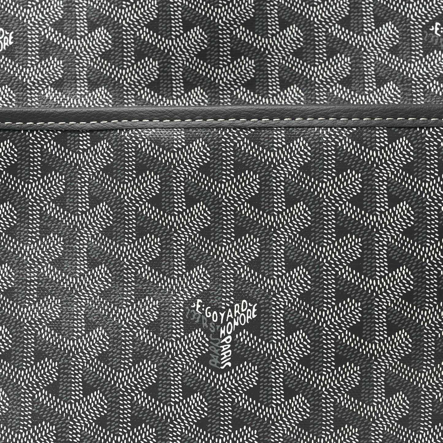 Goyardine Jouvence GM Toiletry Pouch Grey