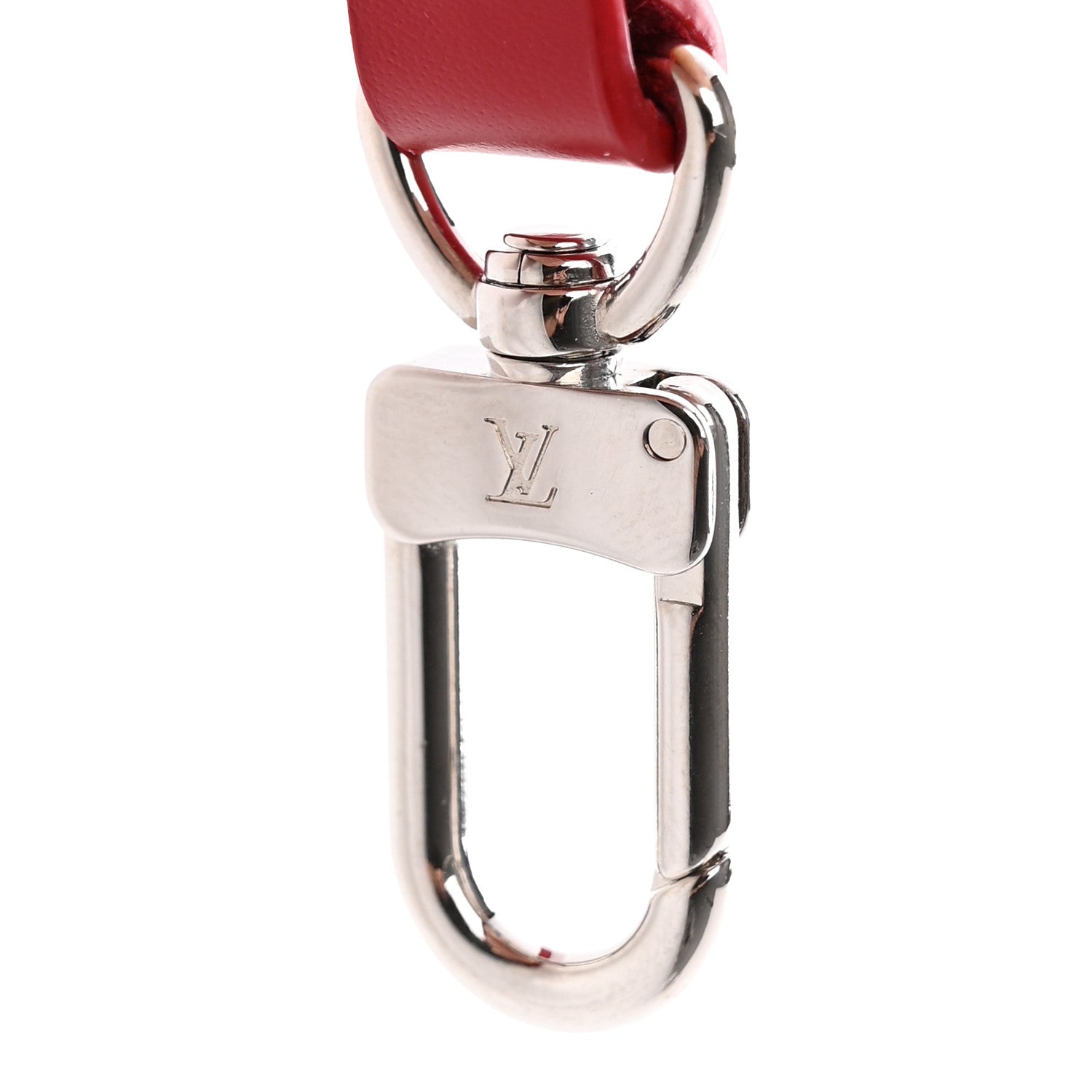 Louis Vuitton Calfskin Pochette Accessories Strap Red 3 of 3