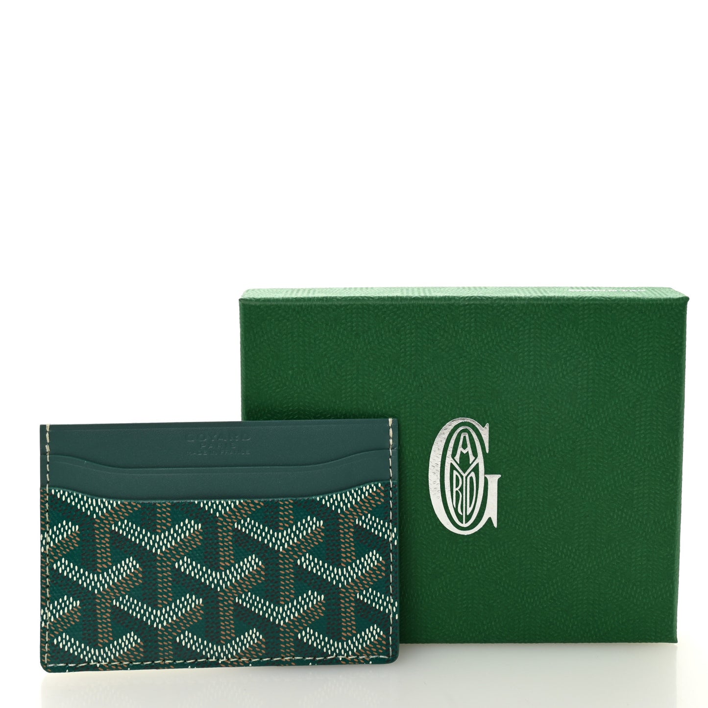 Goyardine Saint Sulpice Card Holder Green