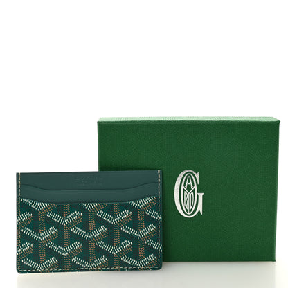 Goyard Goyardine Saint Sulpice Card Holder Green 7 of 7