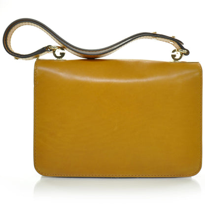 Gucci Calfskin Medium 1973 Shoulder Flap Bag Light Brown 4 of 12