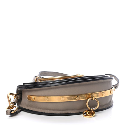 Chloe Calfskin Small Nile Bracelet Minaudiere Bag Motty Grey 4 of 9