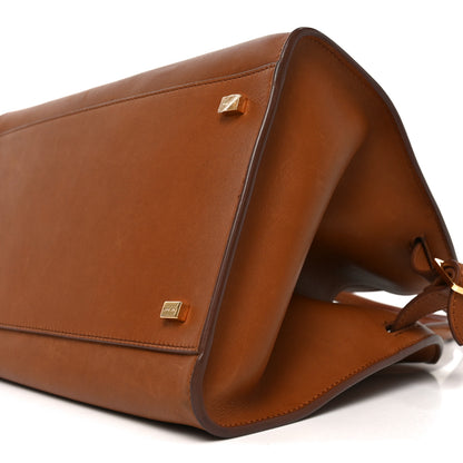 The Row Polished Saddle Calfskin Soft Margaux 12 Cuir 9 of 9