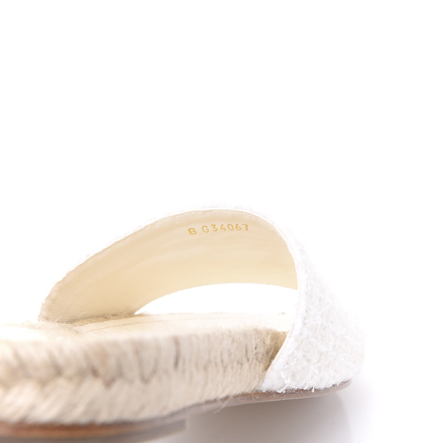 Chanel Tweed Grosgrain CC Mule Slide 35 White Black 8 of 10