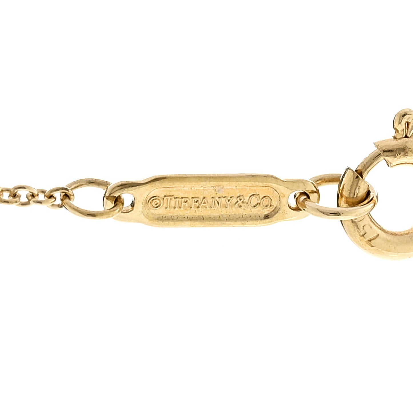 18K Yellow Gold 1837 Interlocking Circles Pendant Necklace