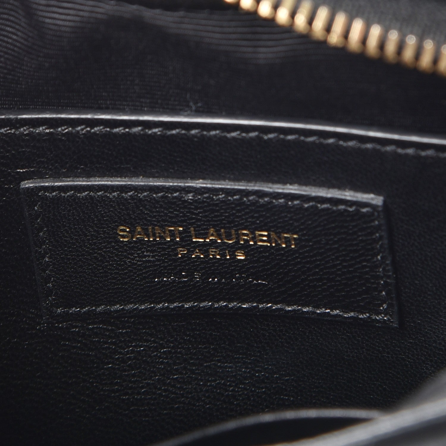 Saint Laurent Lambskin Chevron Small Classic Monogram Camera Bag Nero Black 6 of 7