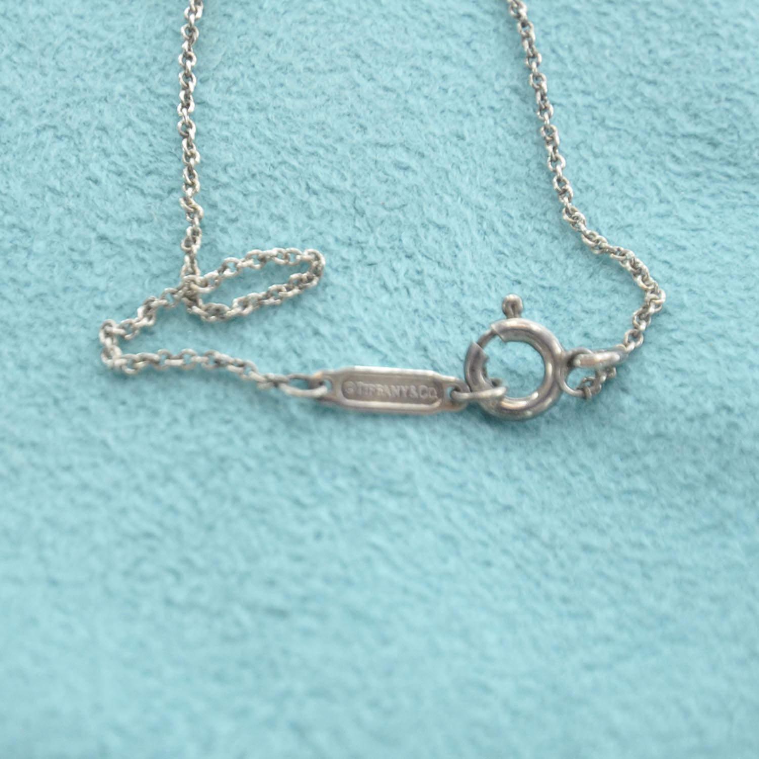 Tiffany Sterling Silver Atlas Pendant Necklace 5 of 6