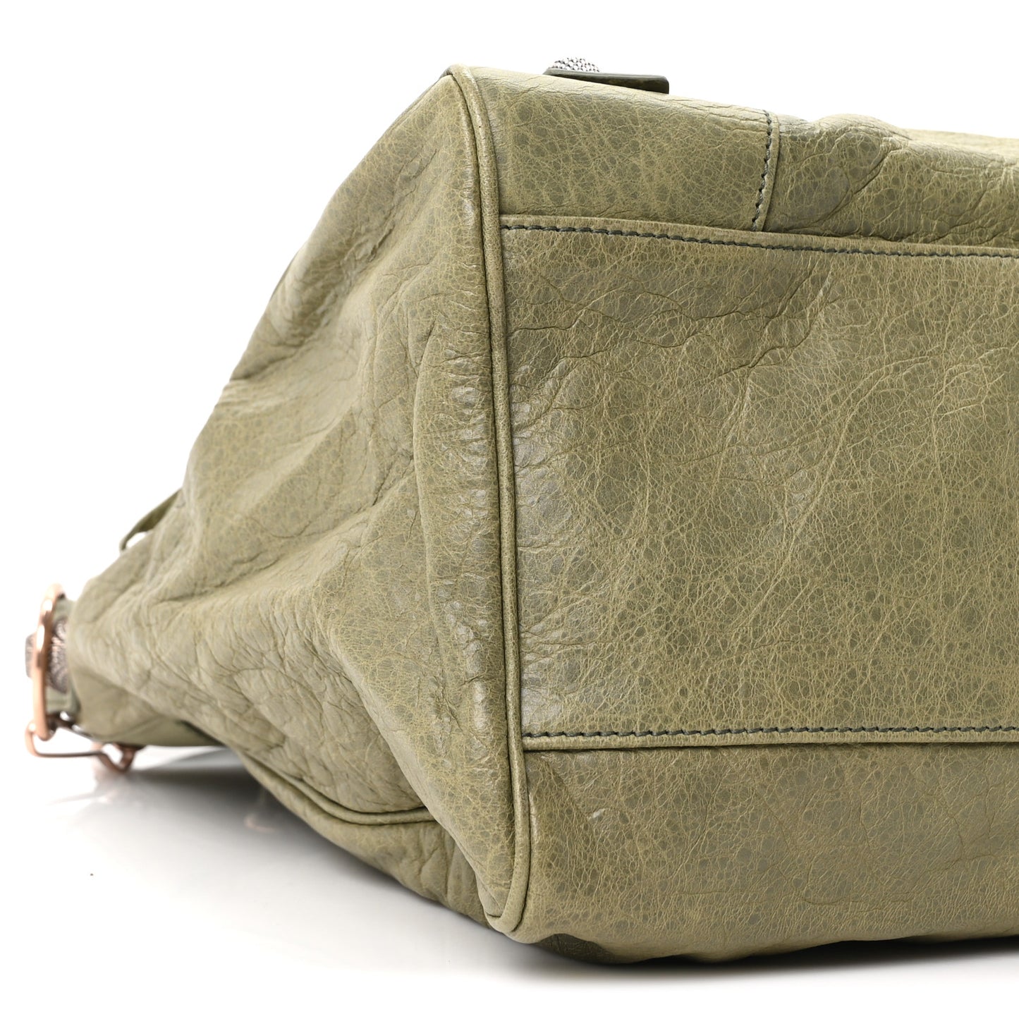 Agneau Giant 21 Rose Gold Hardware Vert Militaire
