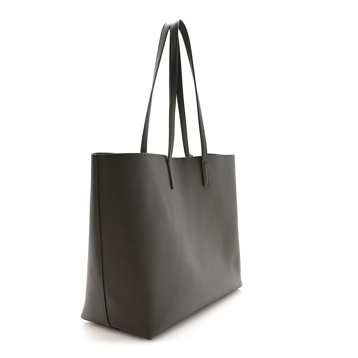 Saint Laurent Calfskin Large Shopping Tote Earth 3 of 10