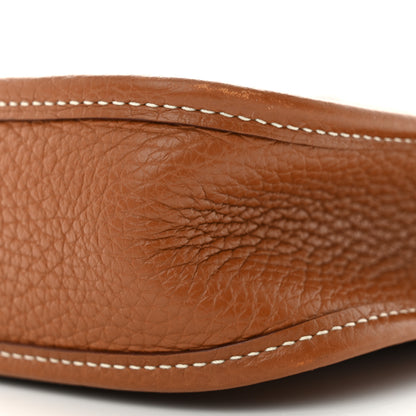 Hermes Taurillon Clemence Amazone Evelyne TPM Gold Cuivre 10 of 13