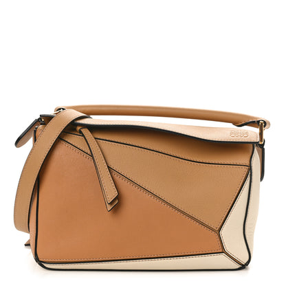 Loewe Calfskin Small Puzzle Bag Dune Warm Desert 1 of 8