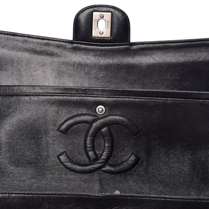 Chanel Patent Quilted Medium Double Flap Black 9 of 14