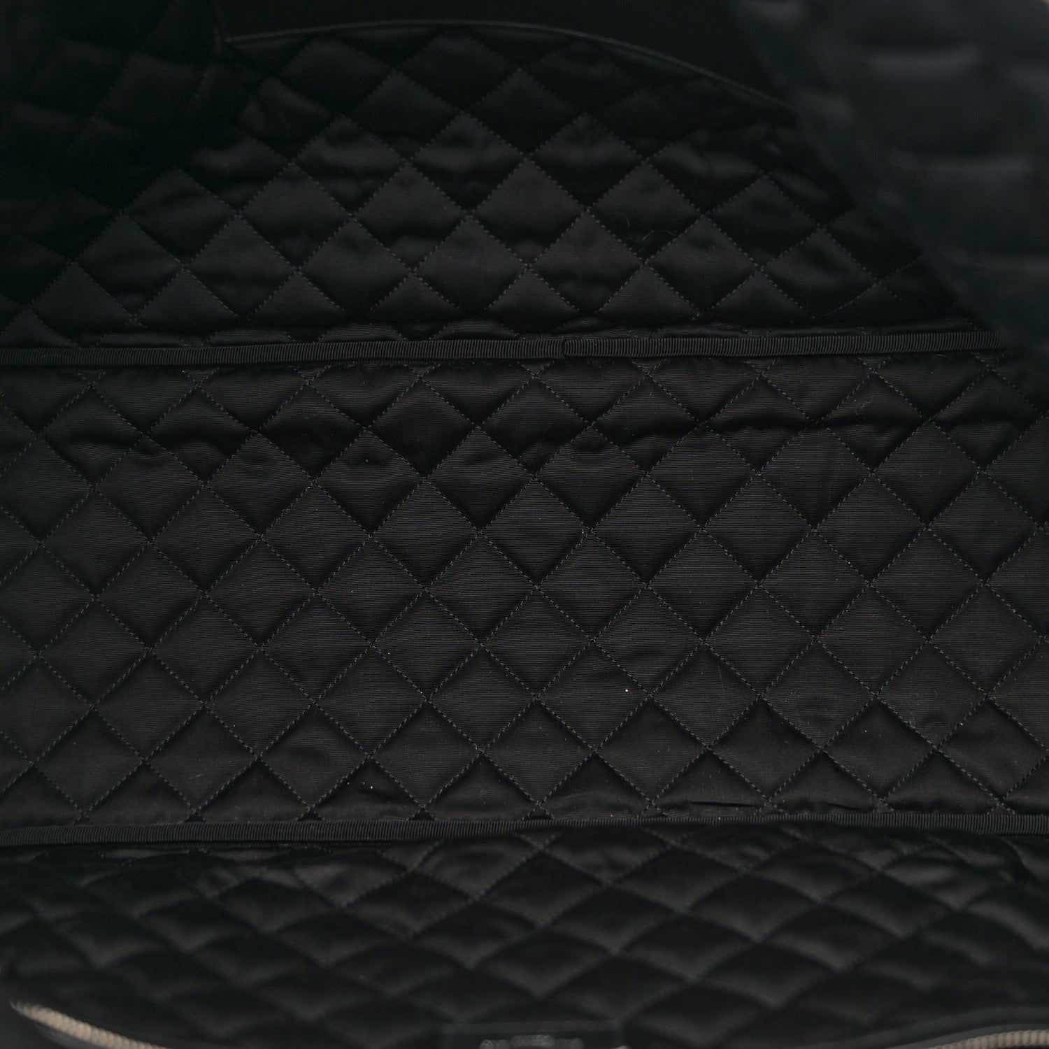 Saint Laurent Calfskin Quilted ES Giant Travel Bag Black 5 of 12