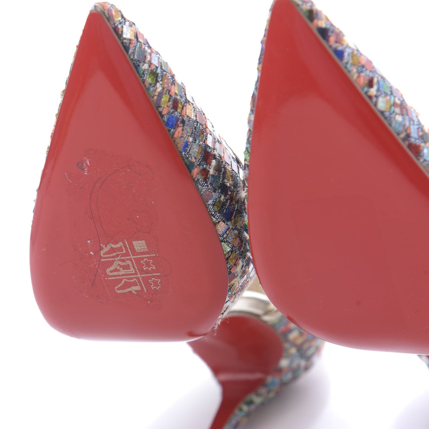 Tresse Vitraux Specchio Iriza 100 Pumps 35 Multicolor Silver
