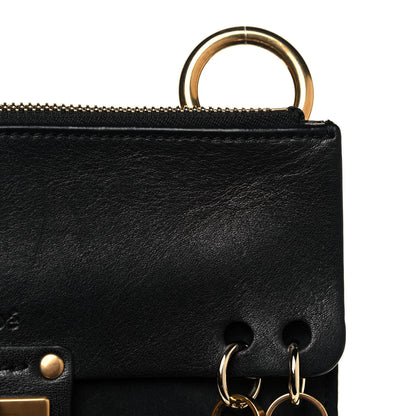 Chloe Calfskin Suede Small Jane Fringe Bag Black 16 of 20