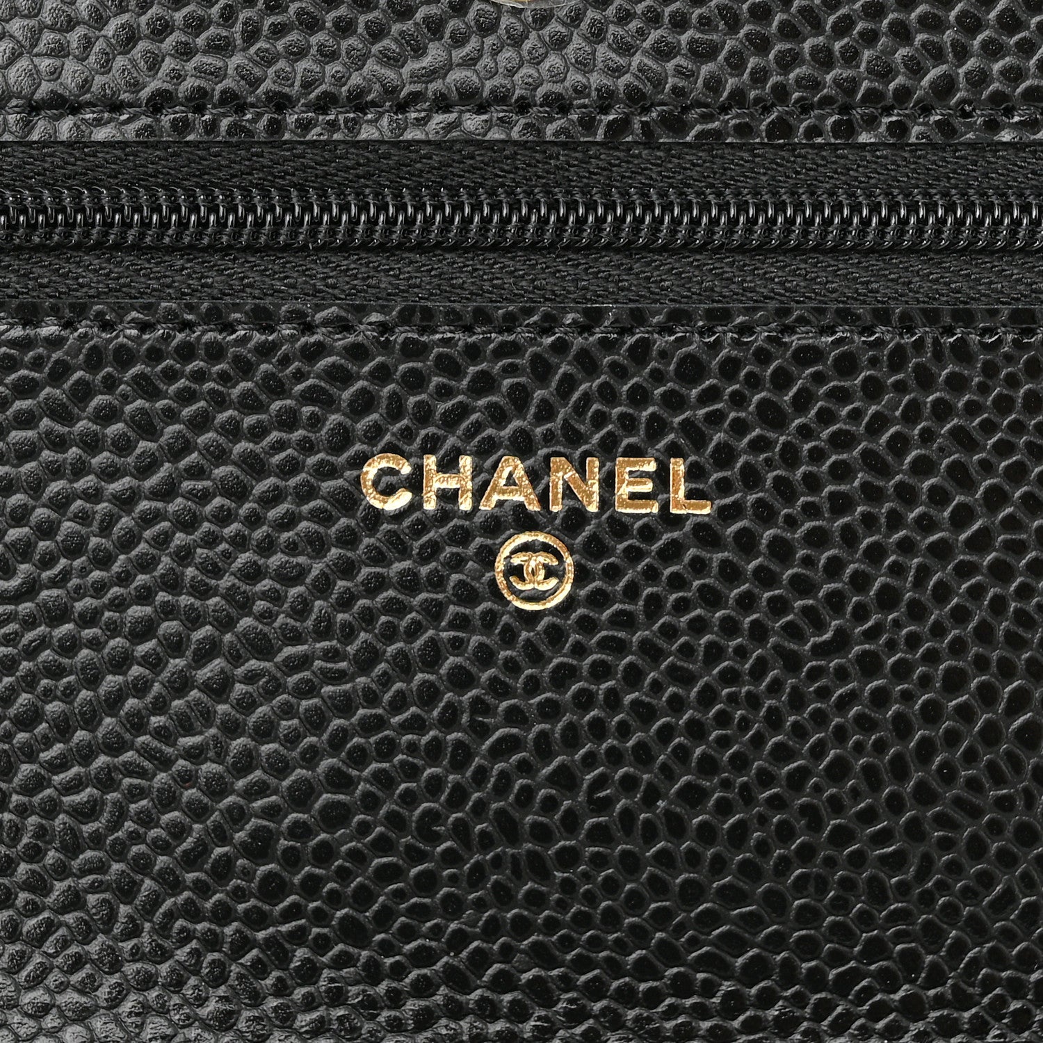 Chanel Caviar Quilted Wallet On Chain WOC Black 6 of 12