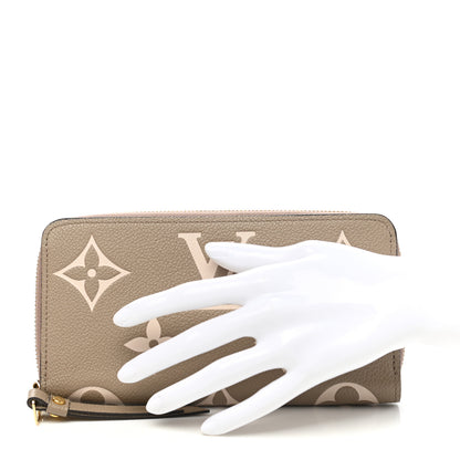 Louis Vuitton Empreinte Monogram Giant Zippy Wallet Tourterelle Creme 2 of 8