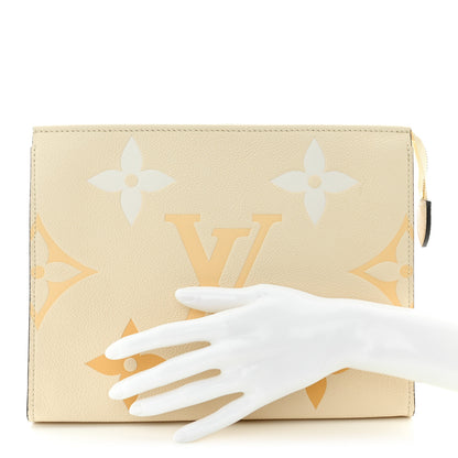Louis Vuitton Empreinte Monogram Giant By The Pool Toiletry Pouch 26 Cream Saffron 2 of 8