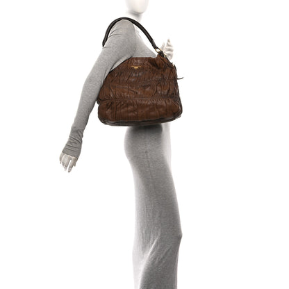 Prada Nappa Gaufre Antik Hobo Noce 2 of 10