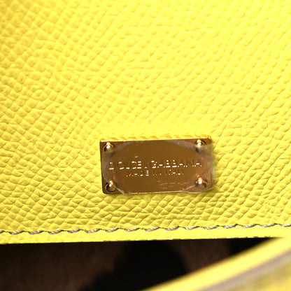 Dolce & Gabbana Dauphine Medium Miss Sicily Satchel Light Yellow 8 of 11