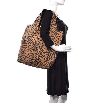 Givenchy Suede Leopard Print Tote 2 of 9