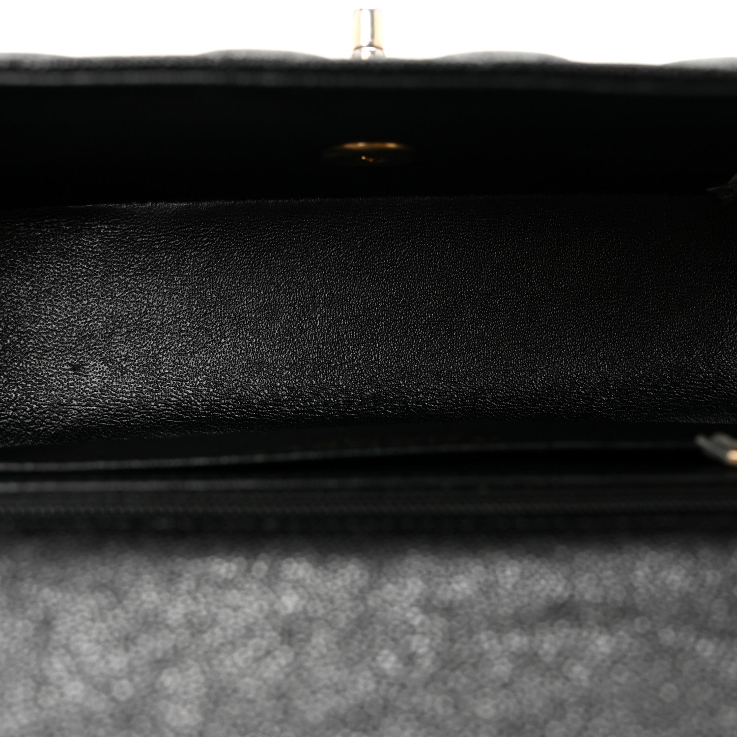 Chanel Caviar Quilted Mini Top Handle Rectangular Flap Black 5 of 14