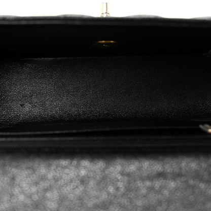 Chanel Caviar Quilted Mini Top Handle Rectangular Flap Black 5 of 14
