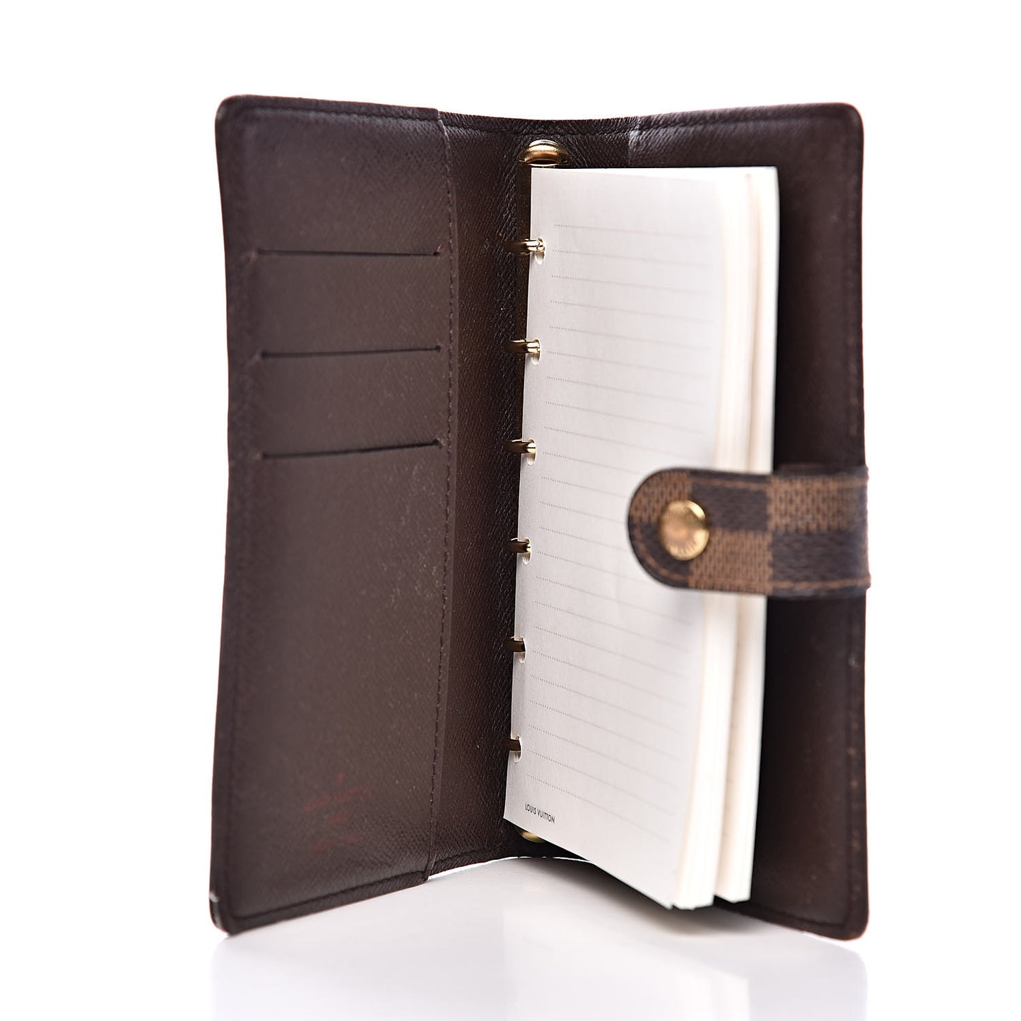 Damier Ebene Small Ring Agenda Cover