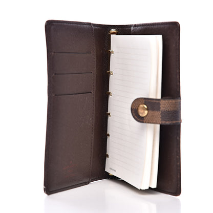 Louis Vuitton Damier Ebene Small Ring Agenda Cover 5 of 11