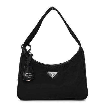 Prada Tessuto Nylon Mini Re-Edition 2000 Bag Black 1 of 9