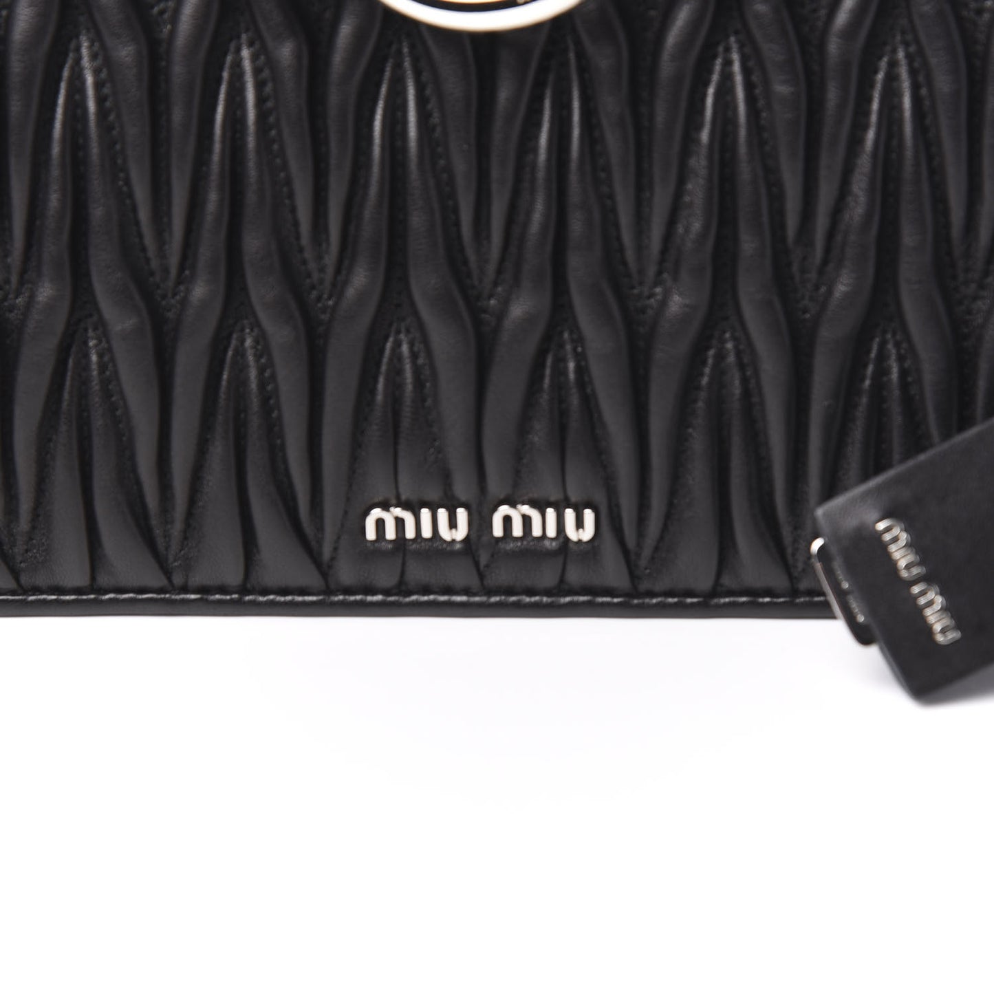 Nappa Matelasse Club Shoulder Bag Black