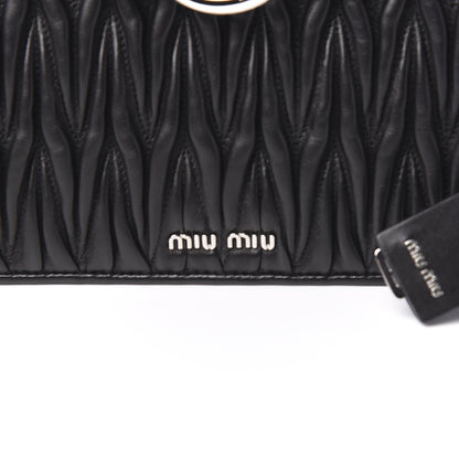 Miu Miu Nappa Matelasse Club Shoulder Bag Black 8 of 8