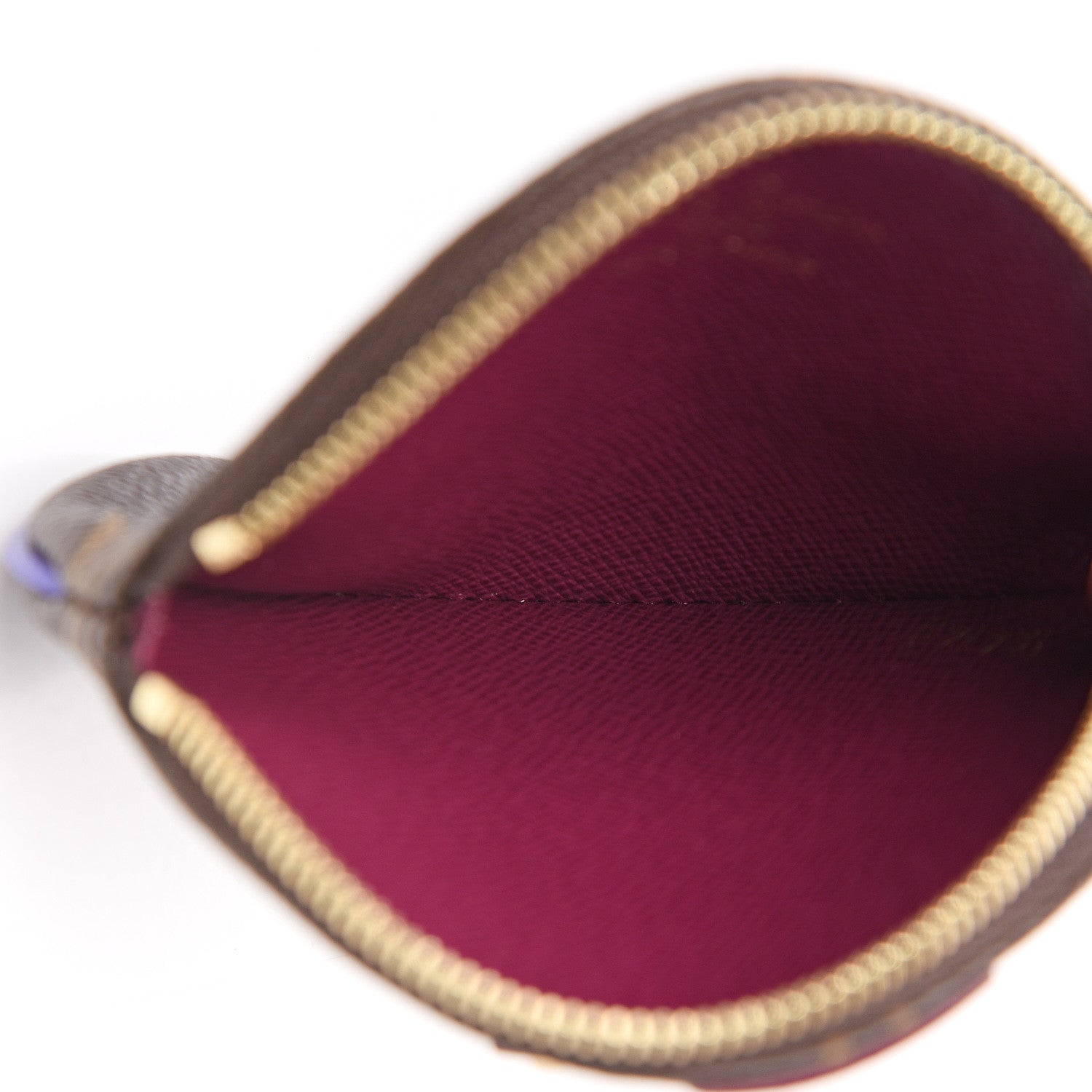 Louis Vuitton Monogram Totem Round Coin Purse Magenta 4 of 5