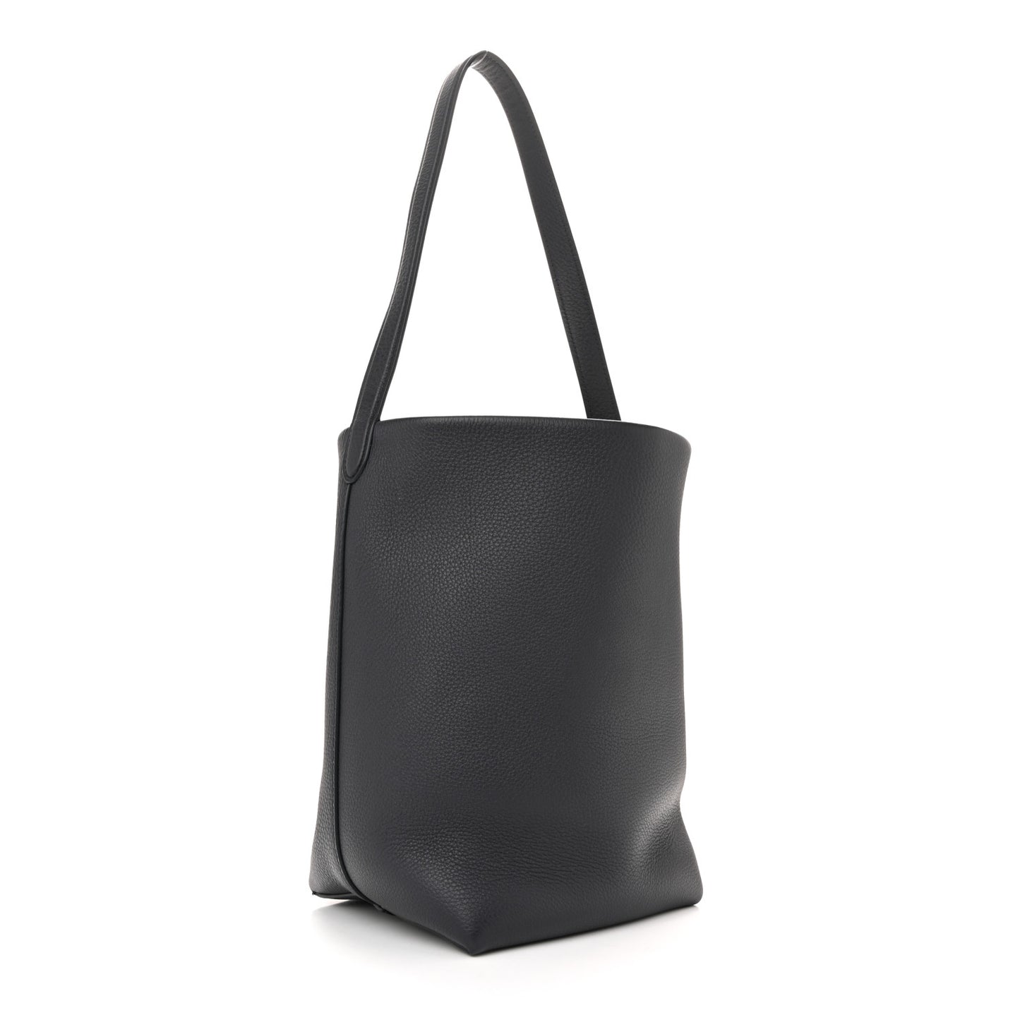 Grained Calfskin Medium N/S Park Tote Marine