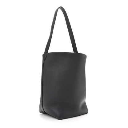 The Row Grained Calfskin Medium N/S Park Tote Marine 3 of 11