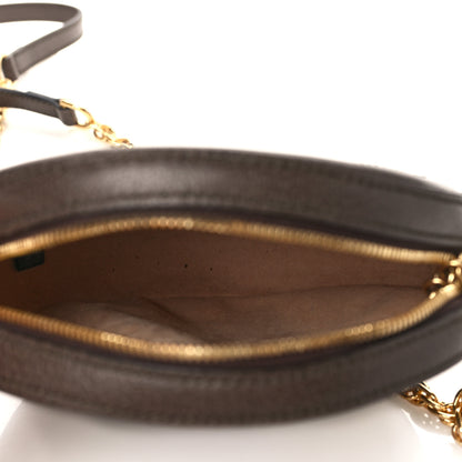 Gucci GG Supreme Monogram Web Mini Ophidia Round Shoulder Bag Brown 5 of 12