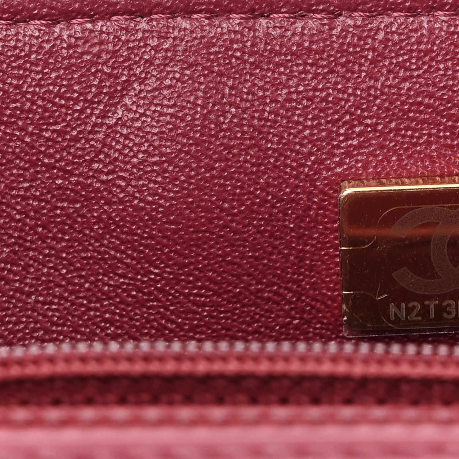 Chanel Lambskin Quilted Mini Rectangular Flap Burgundy 7 of 10