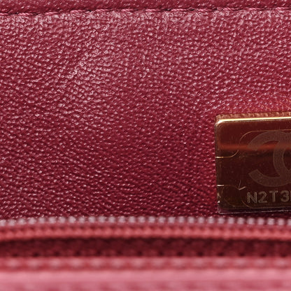 Chanel Lambskin Quilted Mini Rectangular Flap Burgundy 7 of 10