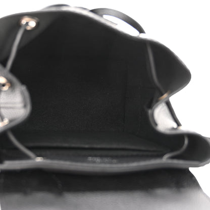 Louis Vuitton Calfskin Lockme Mini Backpack Black 5 of 9