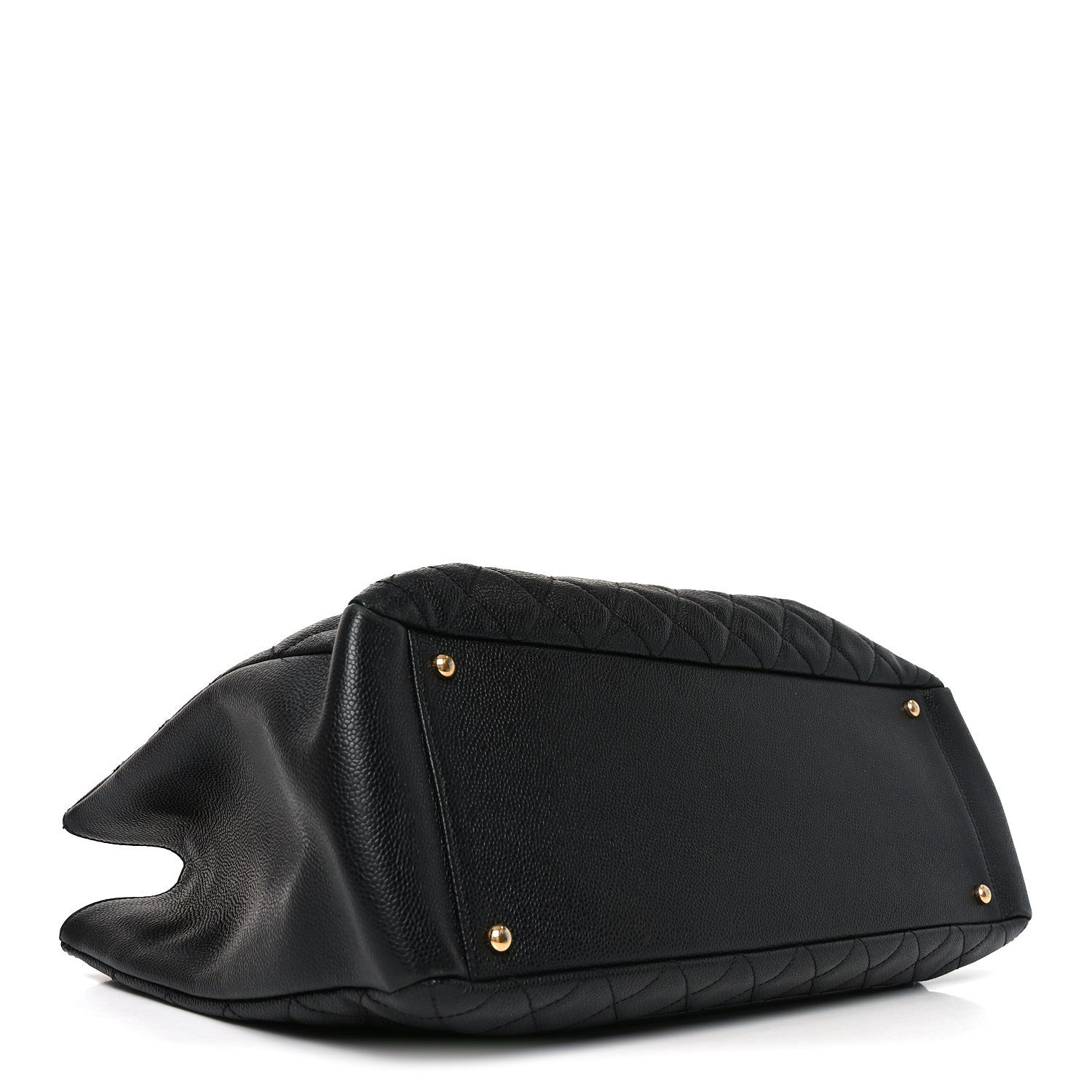 Chanel Caviar Quilted XL Grand Shopping Tote GST Black 3 of 9