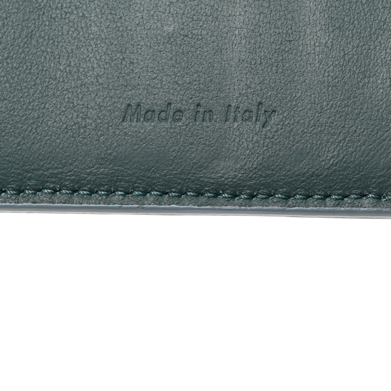 Celine Grained Calfskin Medium Multifunction Strap Wallet Pale Blue 7 of 10
